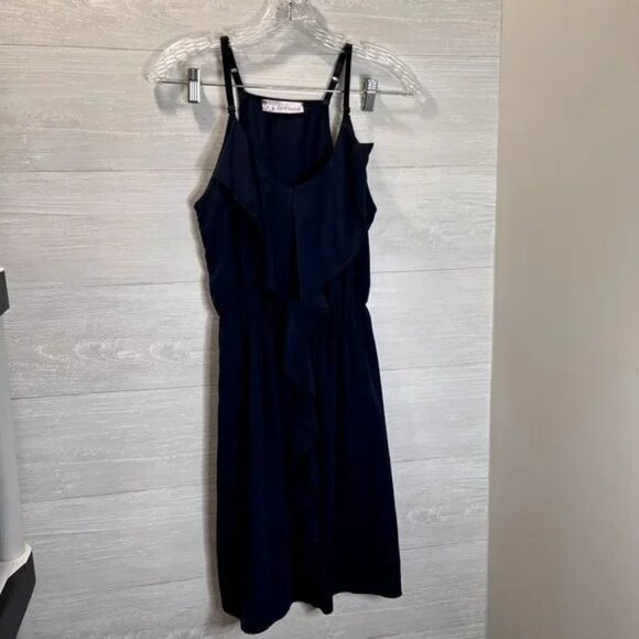 Love Notes Womens Adjustable Spaghetti Straps‎ Ruffle Dress - Picture 4 of 7